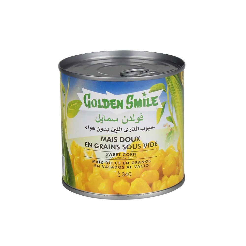 chinese canned sweet corn kernel with balanced nutrition
