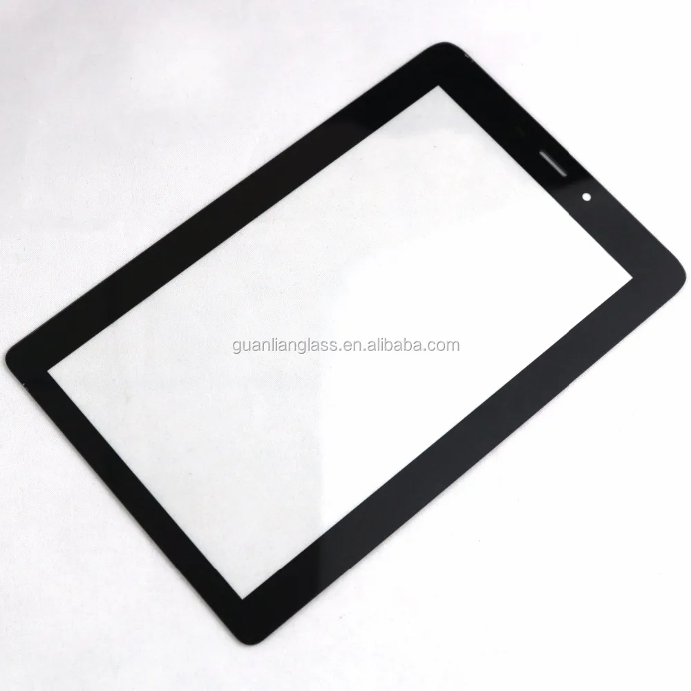 Плоский шелк трафаретная печать Цветное защитное закаленное электронный продукт панель 0,7 мм комплект из стекла для ЖК-дисплея