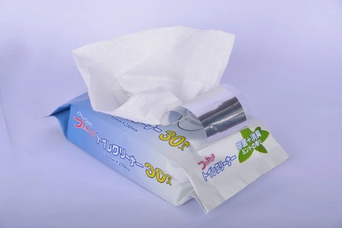 thick Japanese sanitary biodegradable toilet cleaning flushable wet wipes 30sheets/ pack x 1P