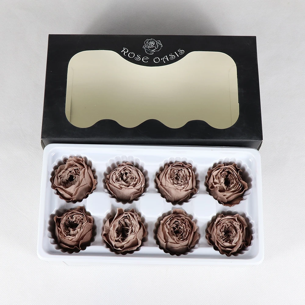 Долговечные натуральные консервированные розы для свадебного декора