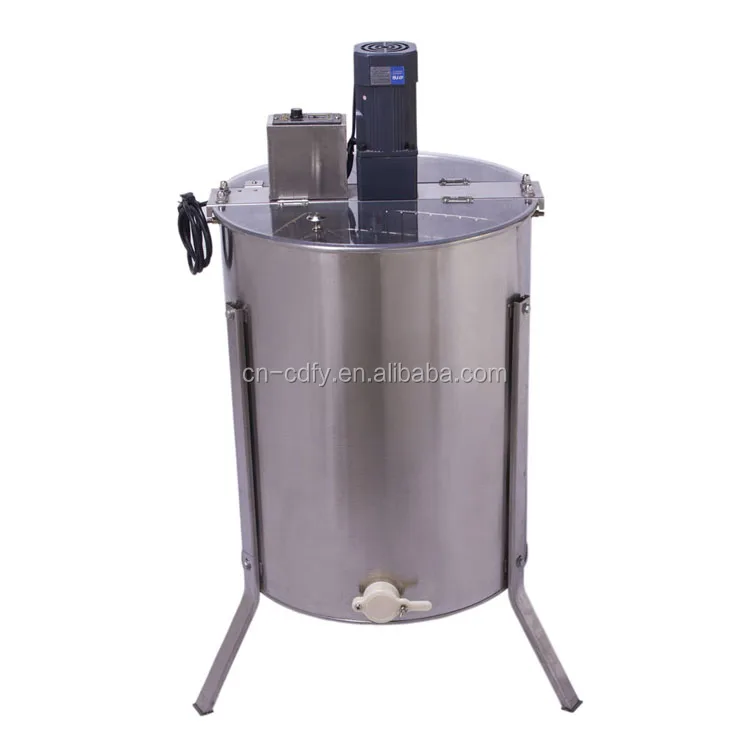 Stainless steel 4 frames radial  electric honey extractor with the best quality and the lowest price