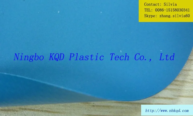 0.35mm Navy Blue PVC Tarpaulin for Wear Resistant Industrial Aprons