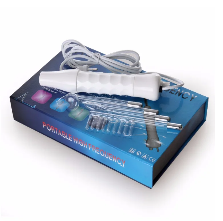 Private label microcurrent high frequency skin therapy wand machine