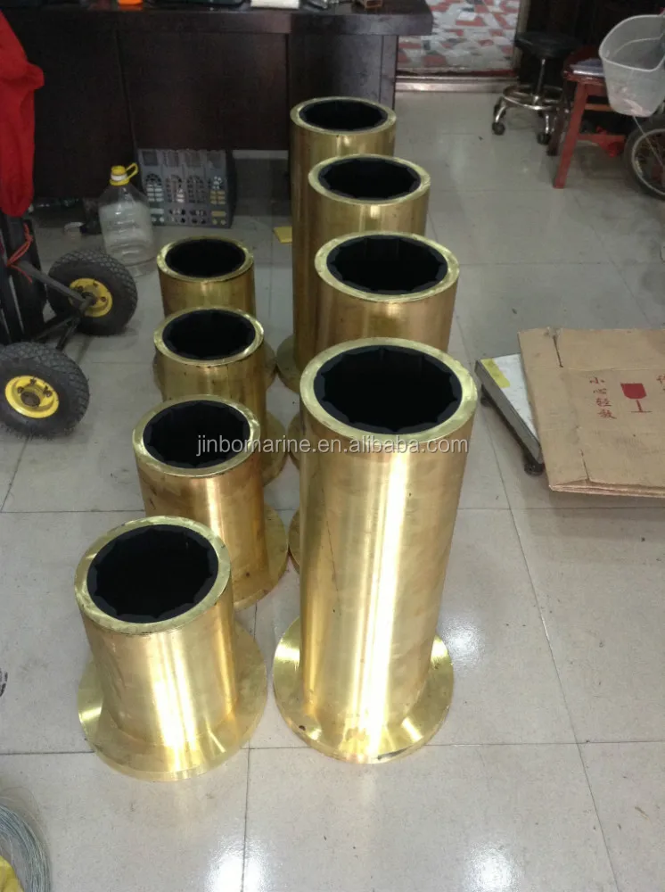 Marine Water Lubricated Rubber Bearing with Flange