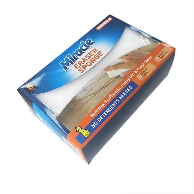 Kitchen Bathroom Cleaning High Quality White Magic Sponge Eraser Melamine Sponge