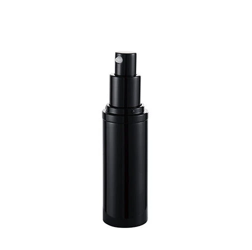Custom black aluminium perfume bottle container 30 ml with aluminium cap