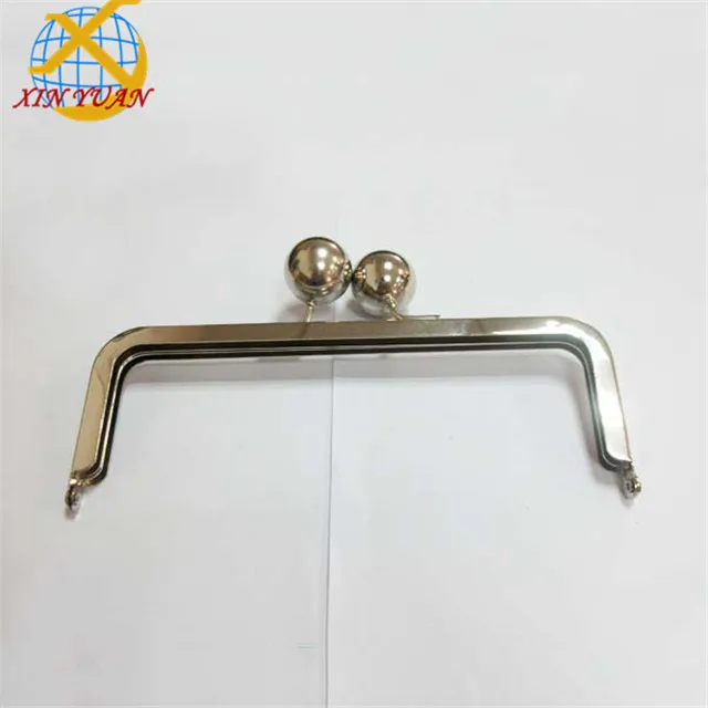 Large Ball 7 inch Metal Bag Frame for Handbags