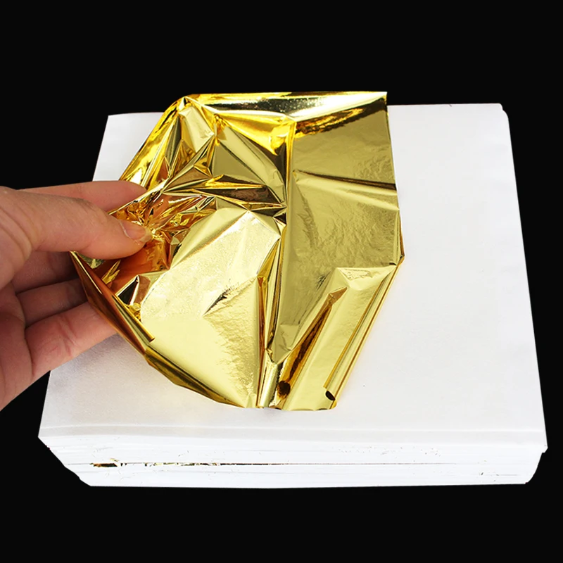 Тайвань понять K листовое золото 13X13.5cm 500 шт. украшения стены масонское убранство мебель имитация передача тепла