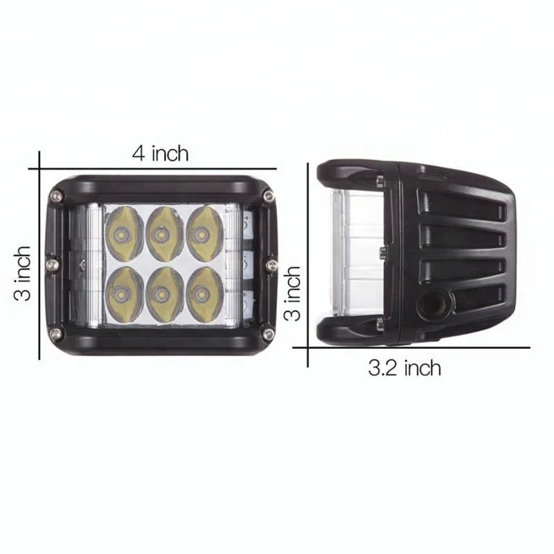 Super Bright 45W Car Led Work Pod Light 12V Spot Flood For Offroad SUV ATV Truck