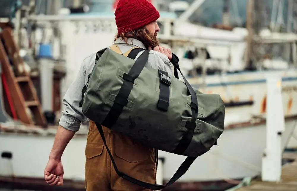Large Dry Duffle provides water-tight protection on long trips