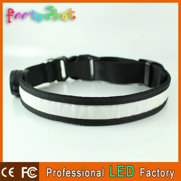 Нейлоновые лямки световой аккумуляторная ошейник