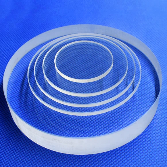 Transparent uv quartz glass plate