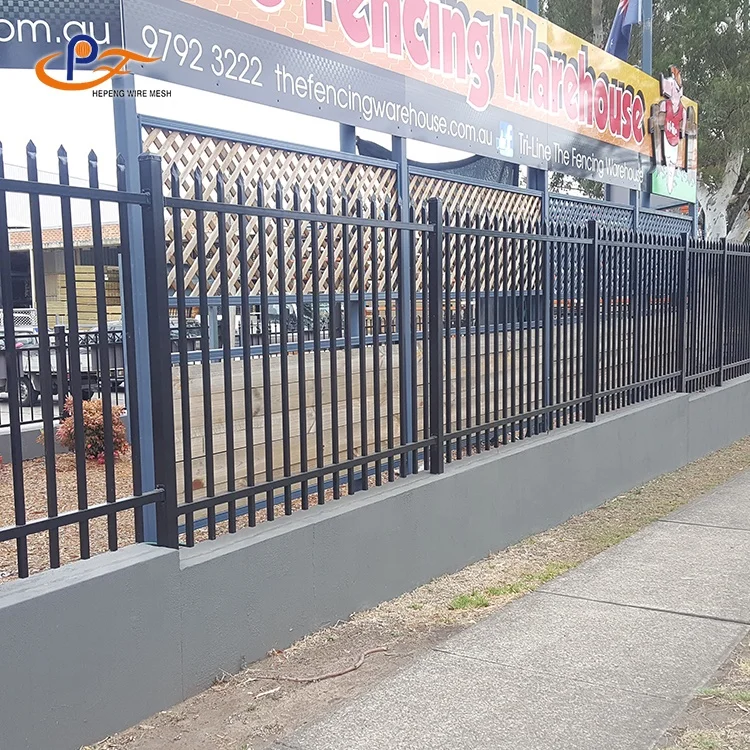 
High Quality!Cheap Price!Construction & Real Estate Customized Zinc Steel Fence Panels Cheap Wrought Iron Fence Panels for Sale 