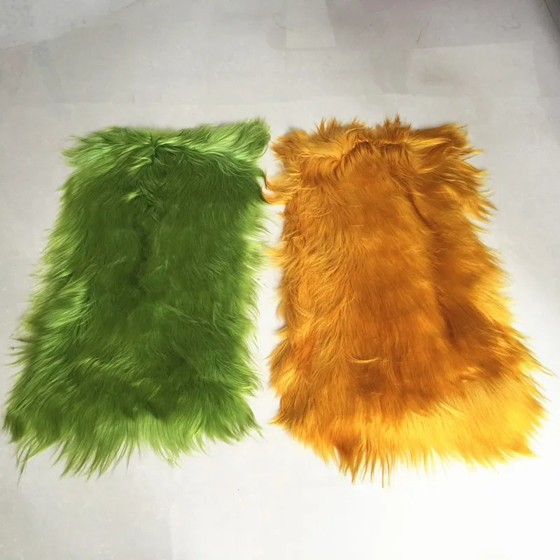 Wholesale Factory Price long Hair Goat Fur Plate for coat