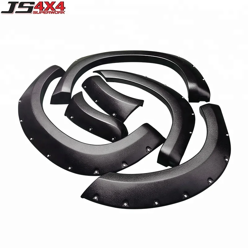 Pickup Modified Abs Car Black Arch Wheel Fender Flares Cover For New D-max 2012
