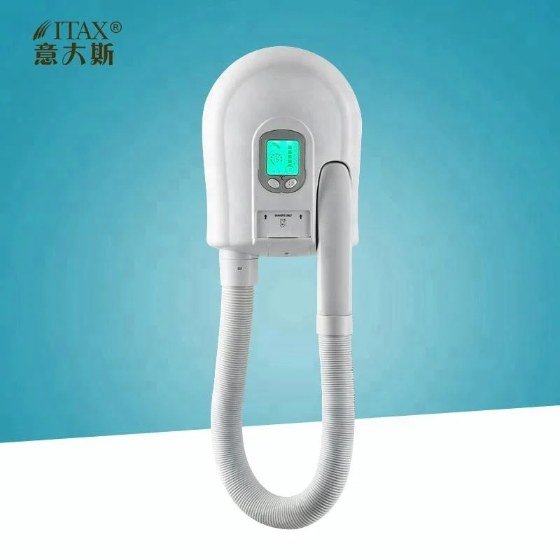 Wall mounted Automatic Skin Dryer Large Power Blower Negative Professional Hair Dryer With LCD Display