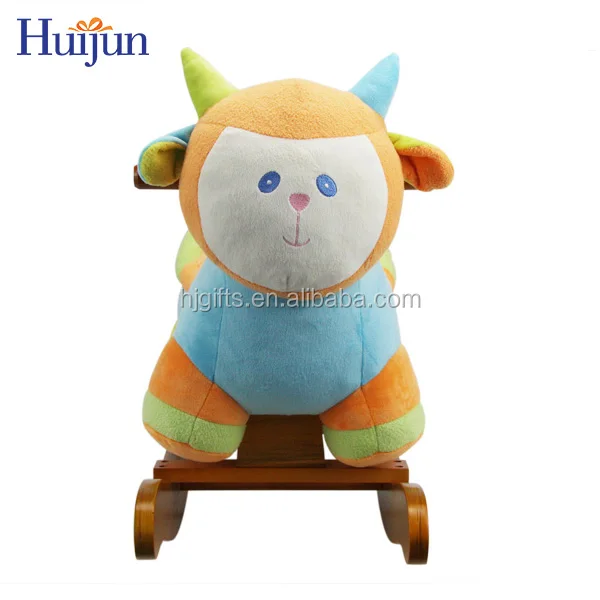 
Hight Quantity Children Stuffed Plush Rocking Horse ToyRockingSheep custom for kids 