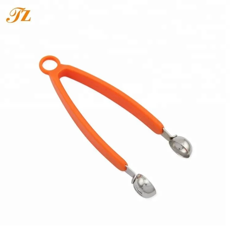 New Design Colourful Plastic Handle honey-dew melon scoop
