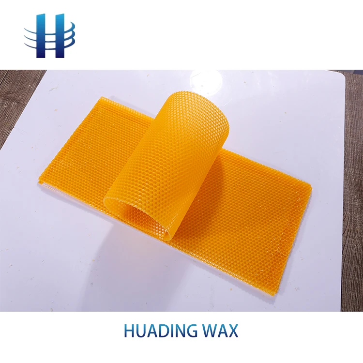 Beekeeping equipment organic bee wax foundation sheet for bee hive