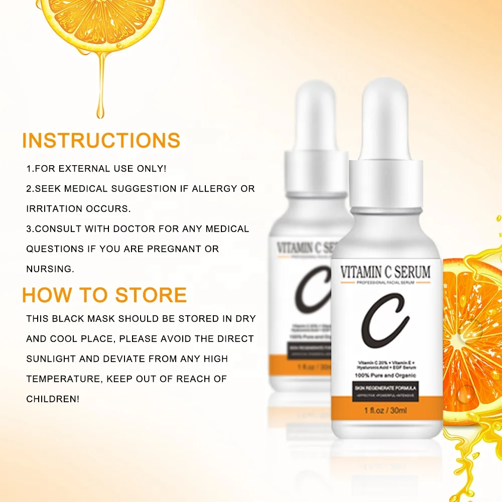 Factory Price retinol serum vitamin c hylaronic Hyaluronic Acid Vitamin C Serum