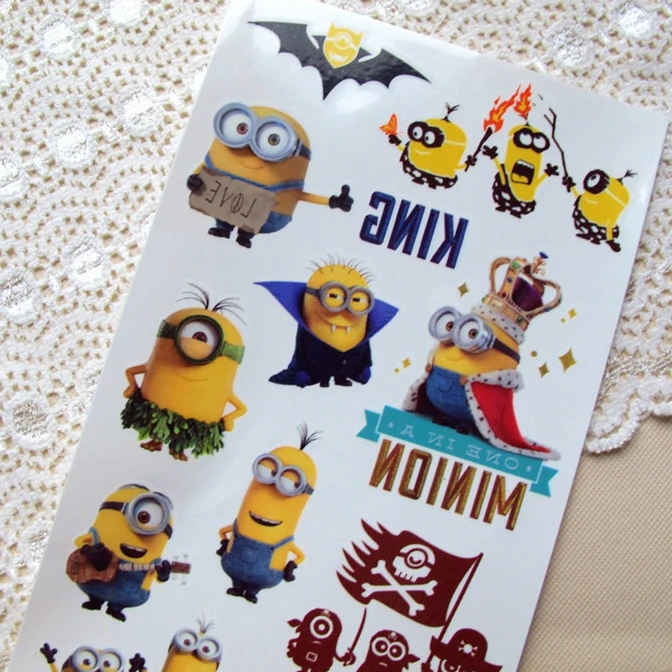 Custom design safe water transfer hand tattoos sticker for kids Wholesale cute cartoon temporary tattoo stickers