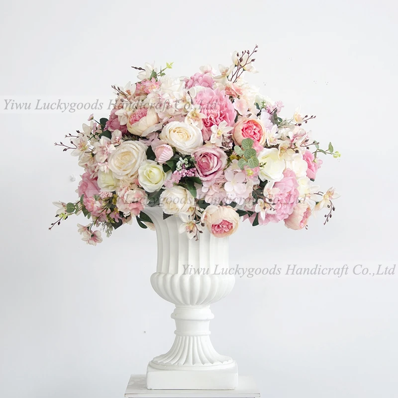 LFB976 Colorful Artificial Orchid Rose flower ball wedding table decorations