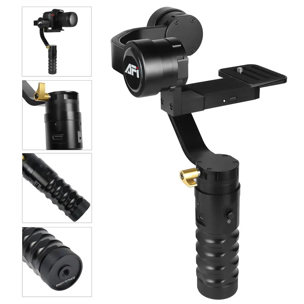 Afi wholesale manufacturer easy 3 axis handheld dslr action camera gimbal stabilizer