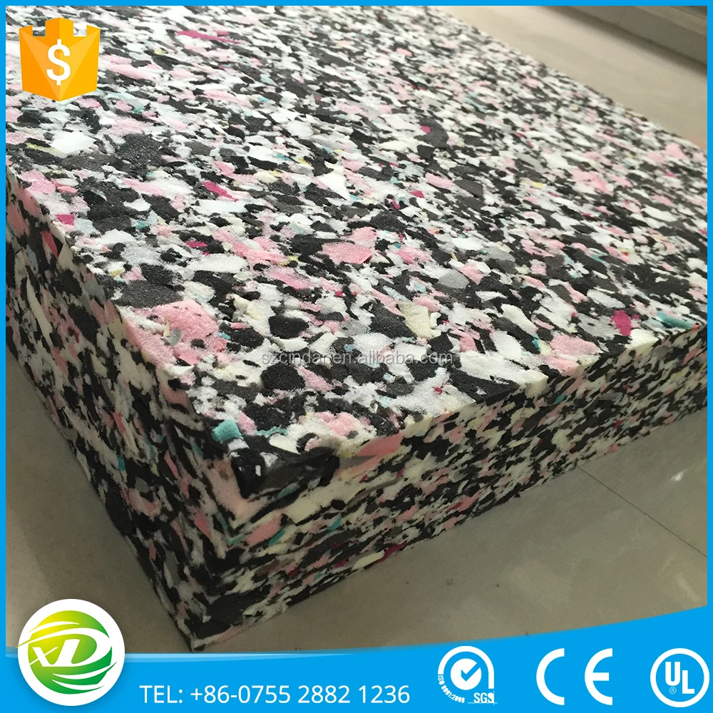 
Factory customized pu rebond foam recycled foam rebond foam for bed mattresses 