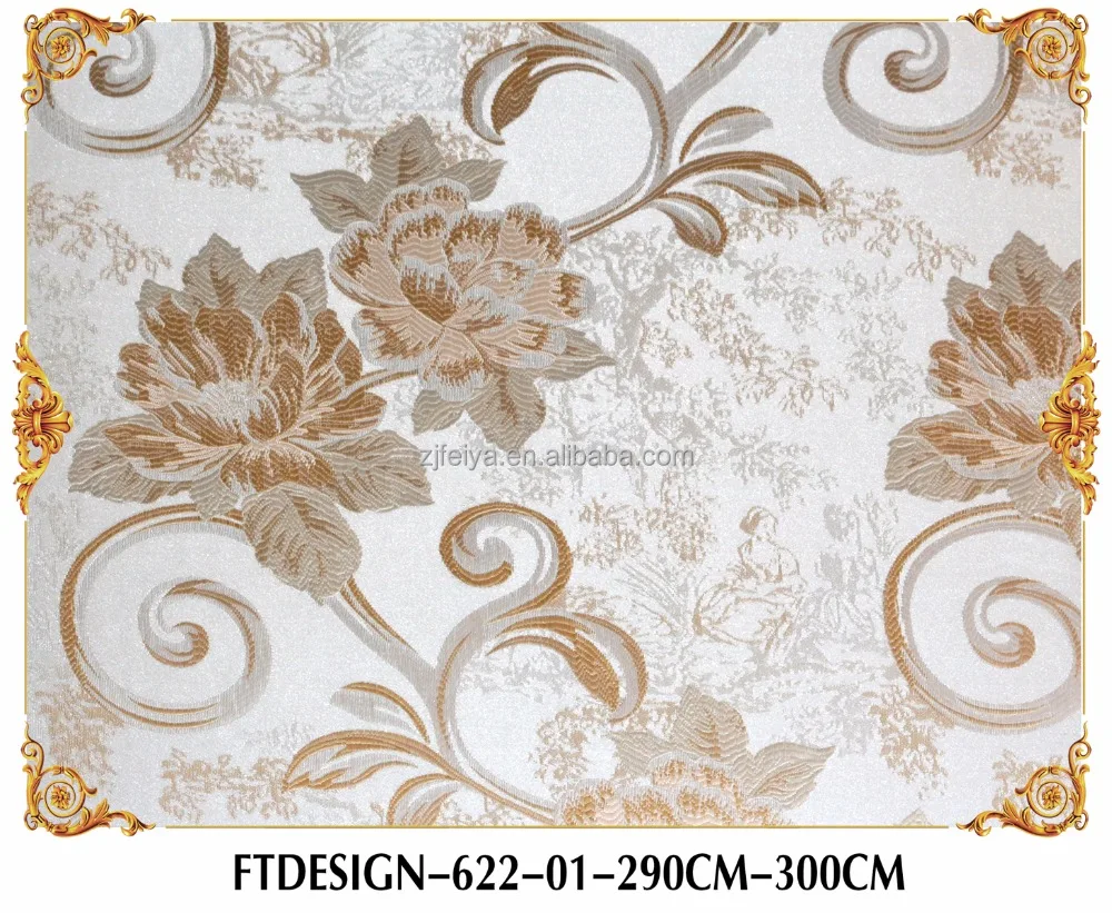 3D Green Wallpaper,Seamless Wallcloth,Fabric Wall Paper