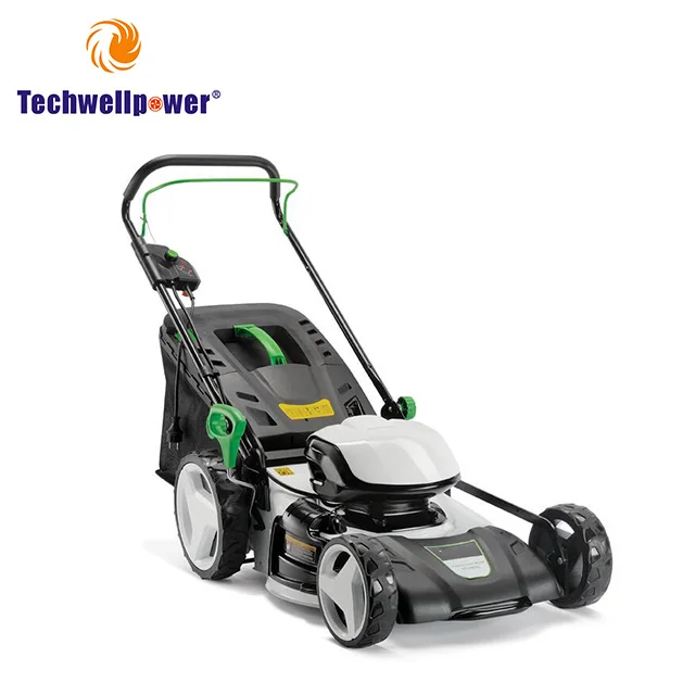 Portable manual ride on electric motor Height Adjustment manual lawn mower