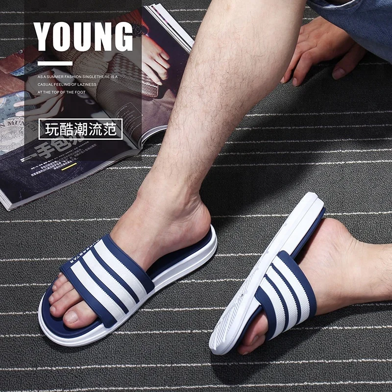 Fashion Mens Size Soft PCU Anti-Slip Outdoor Slippers