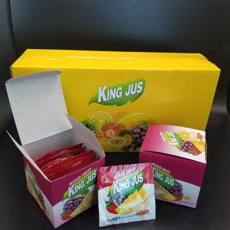 Instant fruit flavored juice powder