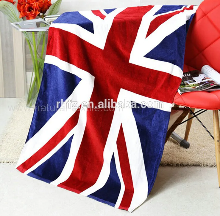 Best Seller!Custom Flag bath towel, Reactive printing 100% cotton mens bath towel with wholesale price