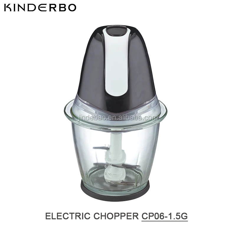 
1500ml=1.5L Kitchen Hand Electrical quick Chopper Blender for Meat Fruit Vegetable 