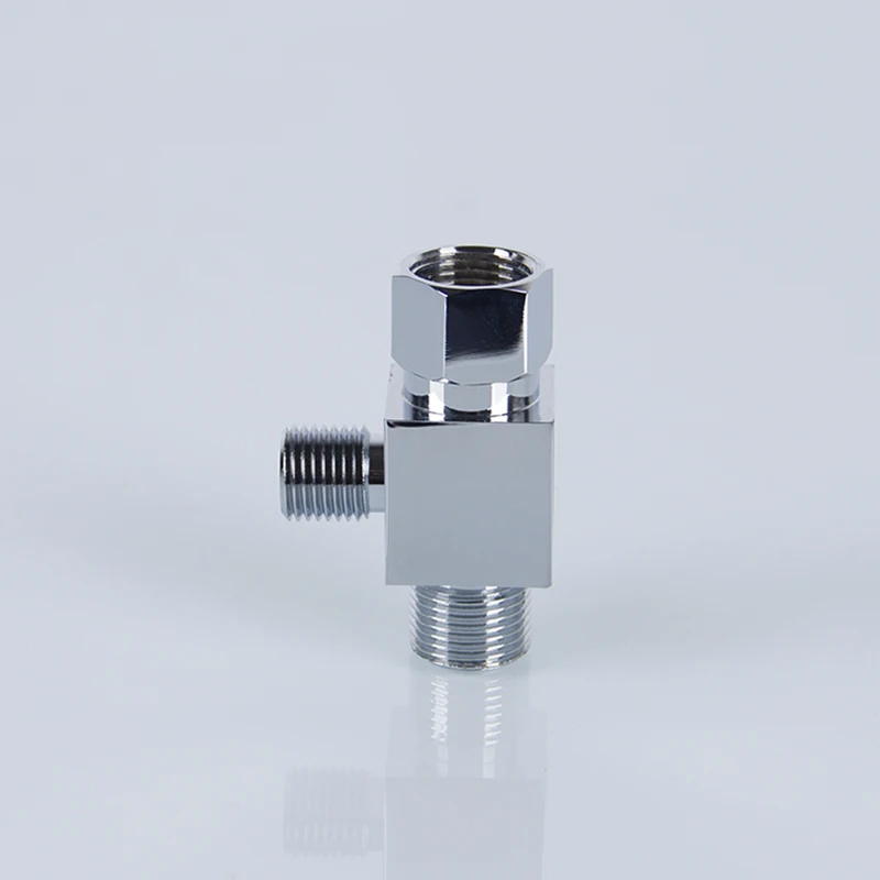 Flow control valve brass angle valve shower head