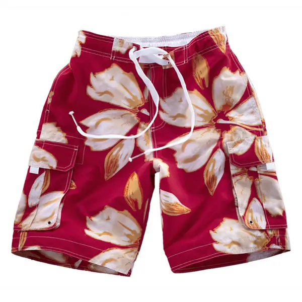 Hawaiian Beach Shorts Men Surf Board Shorts