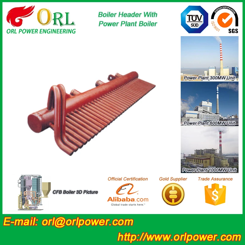 Сбросного тепла напольные котла заголовка ЛОР Питания сертификат ISO9001 производитель