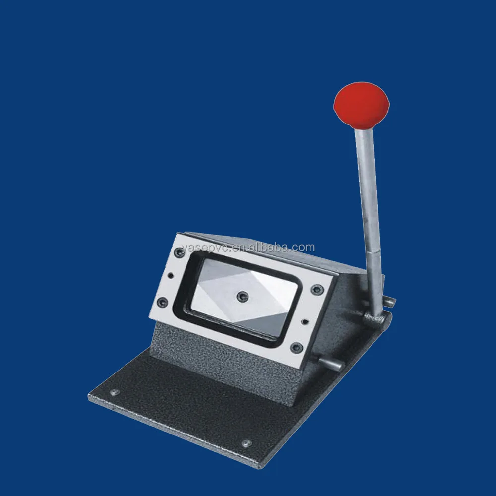 Standard and regular card size round corner or right corner pvc card die cutter