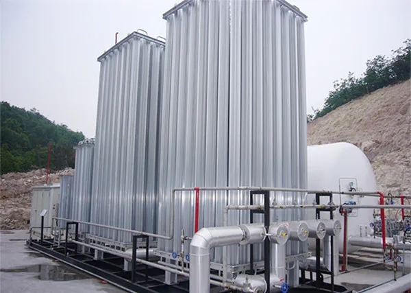 99% Purity Liquid Oxygen Air Ambient Temperature Vaporizer