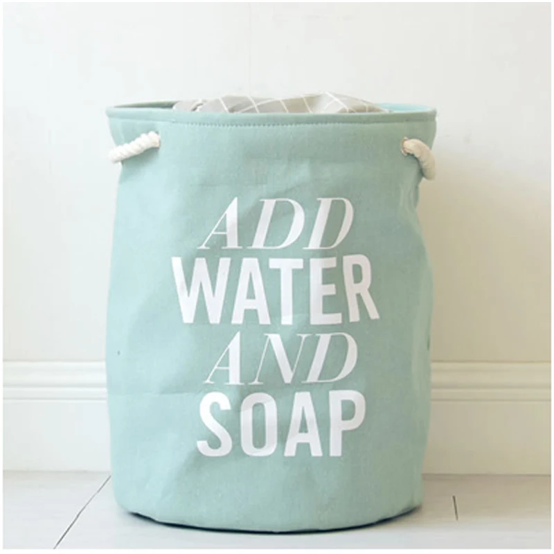 Big Capacity Laundry Basket Waterproof Dirty Clothes Hamper Children Folding Toy Storage Basket Portable Kids Laundry Organizer