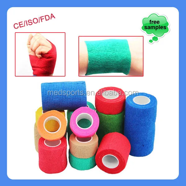 
Unique products to sell boxing hand wraps hand tear printed self adhesive bandage 