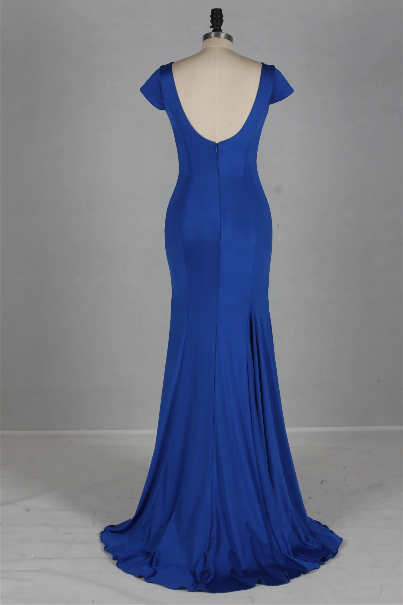 Cheap Royal Blue Bridesmaid Dress Lace Backless Long Sexy Mermaid Evening Dress 2016 Supplier