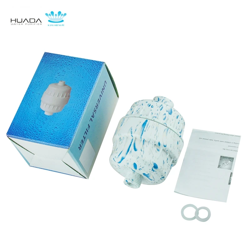 Shower water color filter bath water purifier