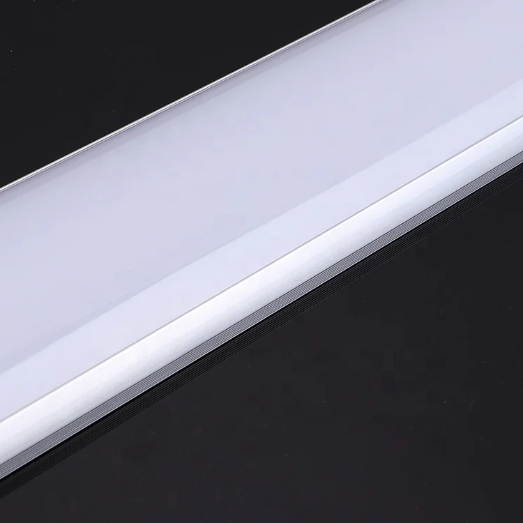 Residential indoor aluminum and full PC batten 18w 265V 600mm flat led tube light