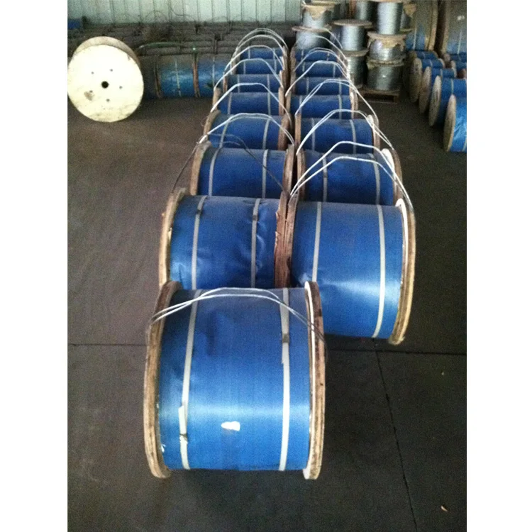 AISI 316L 8X19S+FC Right Lay 6mm Diameter Finish Bright Tensile Strength Breaking Load For Elevator Hoisting