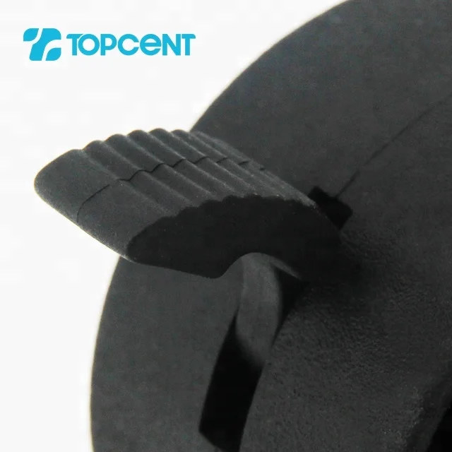 TOPCENT, 1,5 дюймов, нейлоновая мебель, офисное запираемое офисное кресло, ролики с тормозом