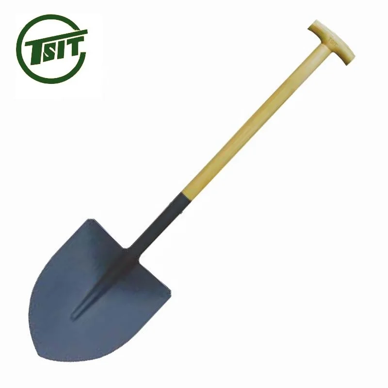 wooden handle Y type garden farming pala shovel