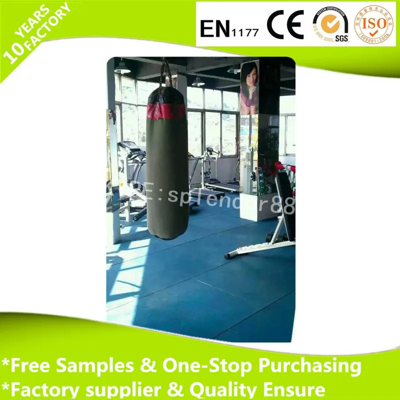 Chinese factory professional gym rubber flooring mats
