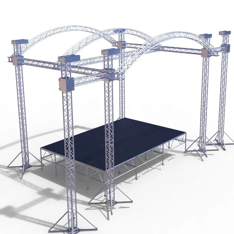 The latest most popular cheap truss on the beach outdoor concert stage sale