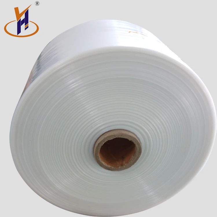 Top quality density Clear transparent  pe ldpe  plastic shrink film tube with width 200mm